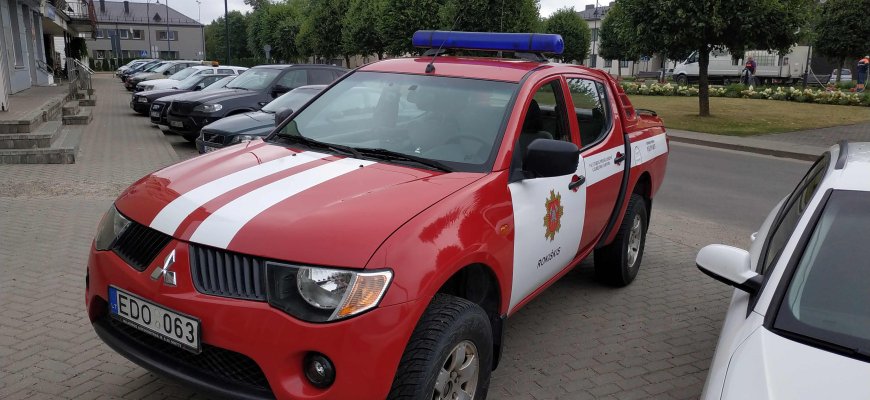 Ugniagesiai budėjo, kol atsistatė elektros tiekimas
