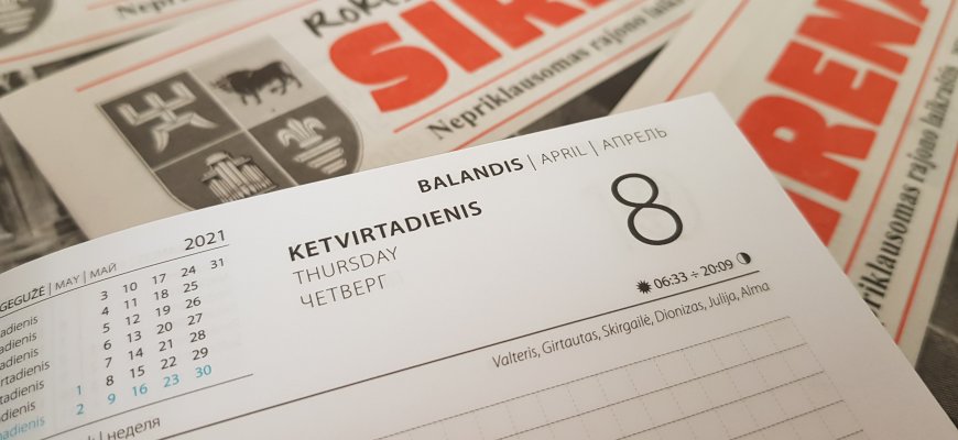 Balandžio 8-oji Lietuvoje ir pasaulyje