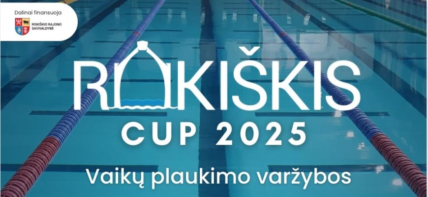 Penktadienį – vaikų plaukimo varžybos „Rokiškis Cup 2025“