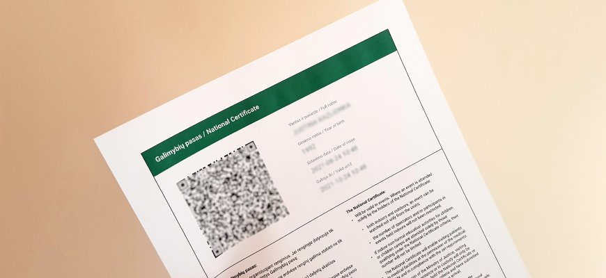 Vyriausybei siūloma į galimybių pasą vėl įtraukti antigeno testus