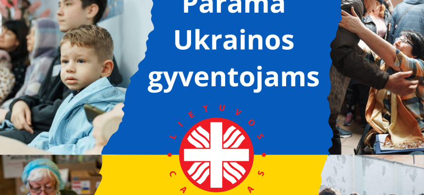 Pirmą gavėnios sekmadienį Lietuvos bažnyčiose bus renkamos aukos Ukrainai