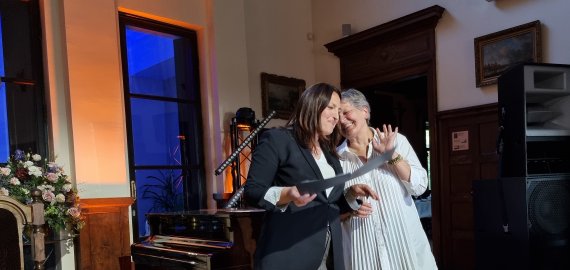 N. Šniokienė tapo oficialia Rokiškio krašto muziejaus emerite  (foto)