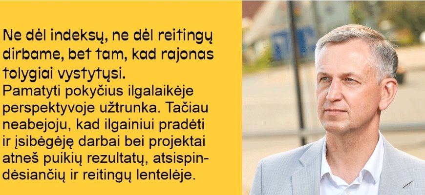 Rokiškio rajonas „Savivaldybių gerovės indekse 2021“ pakilo šešiomis vietomis