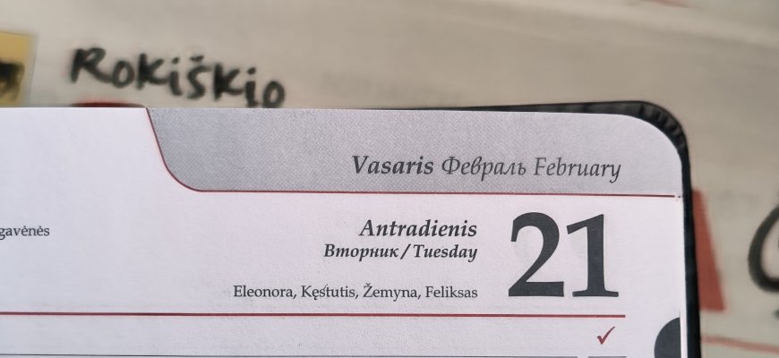 Vasario 21-oji Lietuvoje ir pasaulyje
