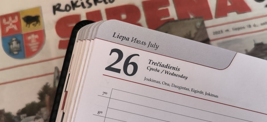 Liepos 26-oji Lietuvoje ir pasaulyje