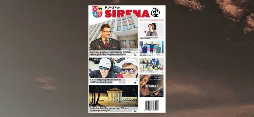 Penktadienio „Rokiškio Sirena“ numeris jau paruoštas!