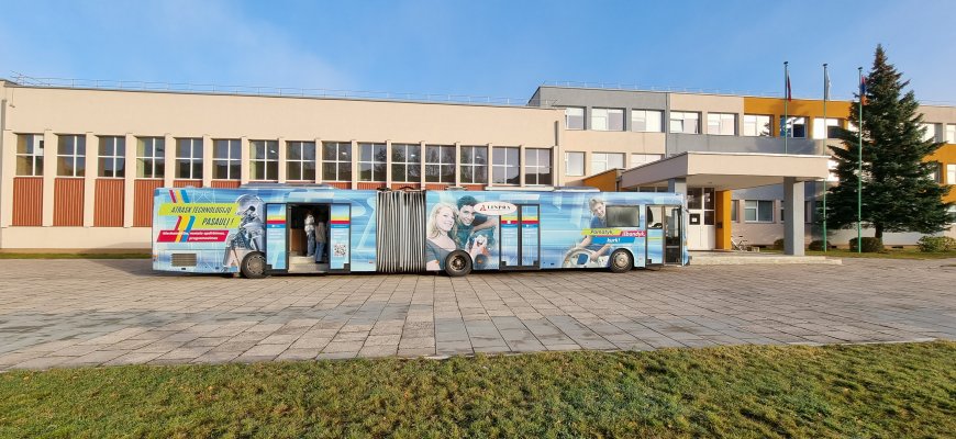 Rokiškio Juozo Tūbelio progimnazijoje viešėjo Infomobilis (foto+video)