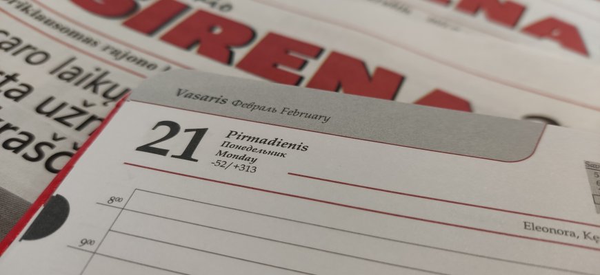Vasario 21-oji Lietuvoje ir pasaulyje