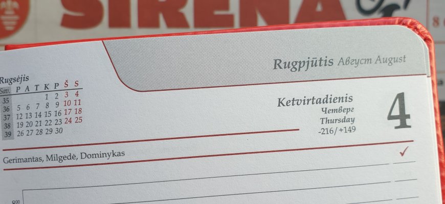 Rugpjūčio 4-oji Lietuvoje ir pasaulyje
