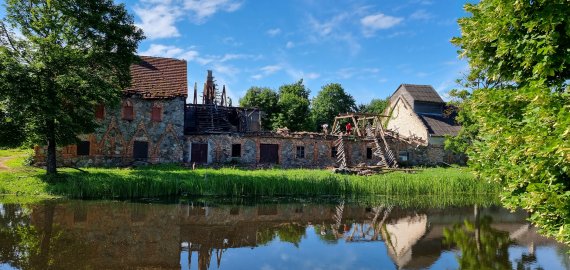 Remontuojama buvusi alaus darykla (video+foto)