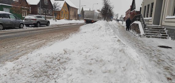 Sniego pusnis kasime iki kitos savaitės vidurio