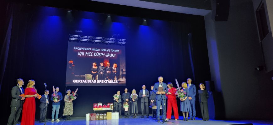 Jubiliejiniame teatrų festivalyje triumfavo Kaunas: penktą kartą apdovanotas „Už geriausią festivalio spektaklį“ (foto)
