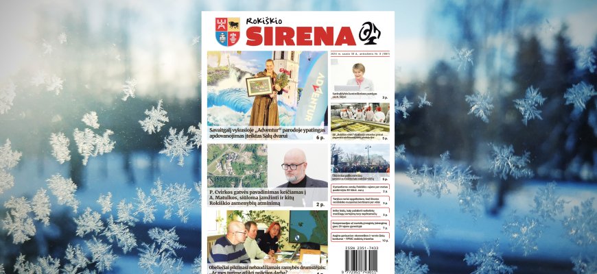 Paskutinis sausio mėnesio „Rokiškio Sirena“ numeris paruoštas!