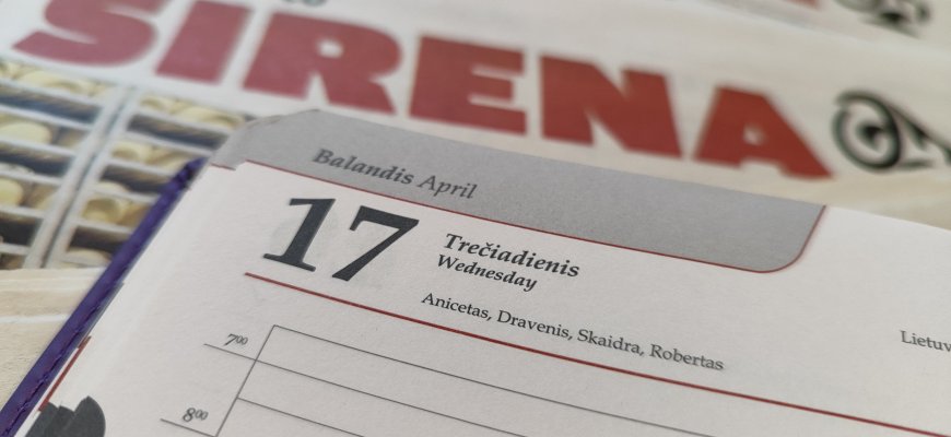 Balandžio 17-oji Lietuvoje ir pasaulyje