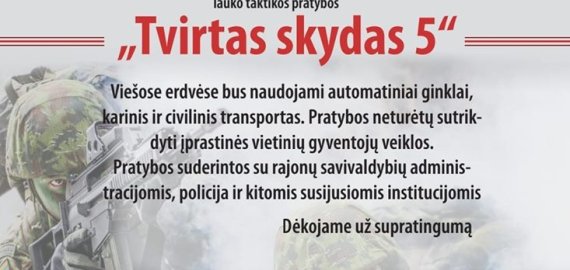 Rokiškyje – pratybos