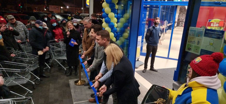 LIDL parduotuvės atidarymas Rokiškyje (video+foto)