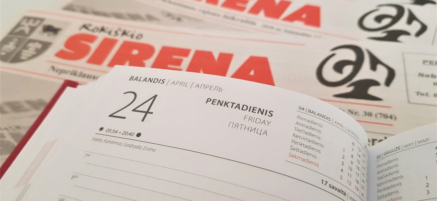 Balandžio 24-oji Lietuvoje ir pasaulyje