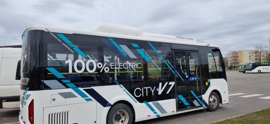Elektrifikacija AP: po miestą ratus vėl suka elektrinis autobusas