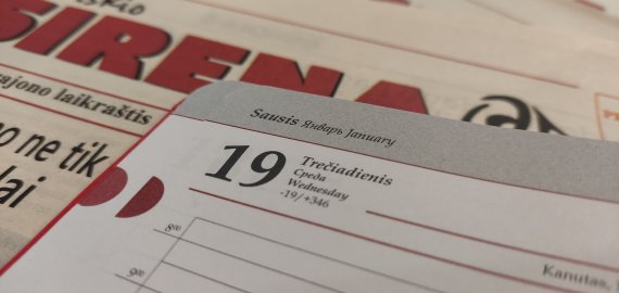 Sausio 19-oji Lietuvoje ir pasaulyje