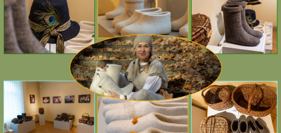 „Iš kartos į kartą“ - įkvėpti praeities Violetos Jasinevičienės veltiniai Rokiškyje (foto)