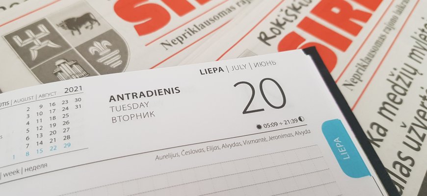 Liepos 20-oji Lietuvoje ir pasaulyje