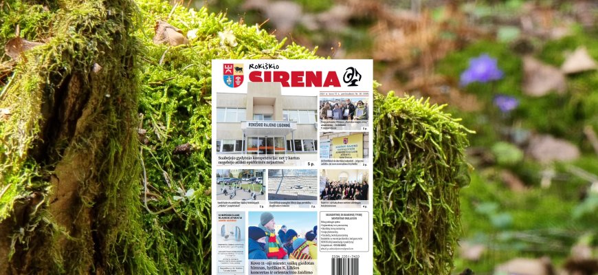Penktadienio „Rokiškio Sirena“ numeris jau paruoštas!
