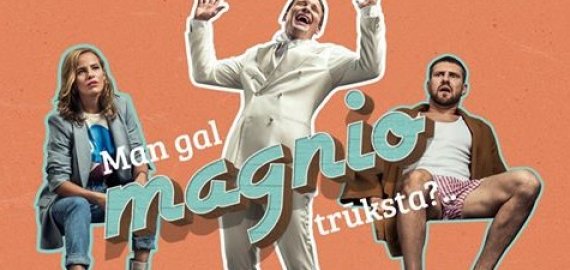 Komedija „Man gal magnio trūksta?..“ su Mantu Stonkumi Rokiškyje