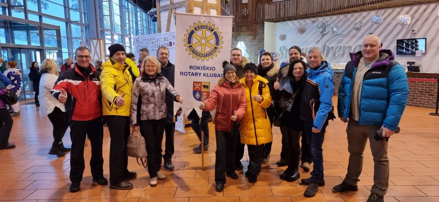Rokiškio rotariečiai dalyvavo žiemos sporto šventėje (foto)