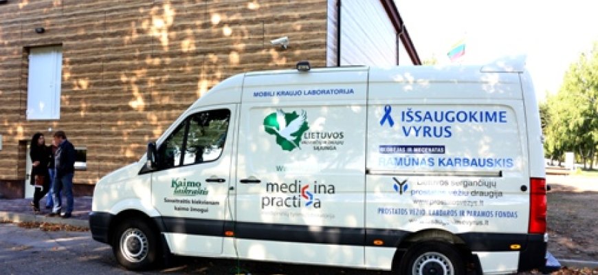 Į Rokiškį atvykstanti mobili laboratorija nemokamai tirs kraują