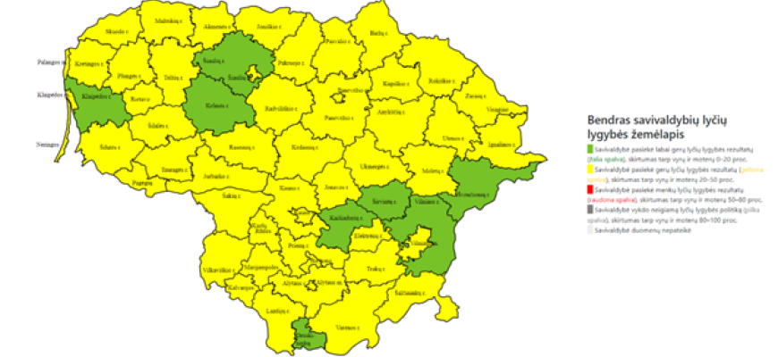 Lietuvoje pirmąkart parengtas lyčių lygybės žemėlapis: kaip jame atrodo Rokiškis?
