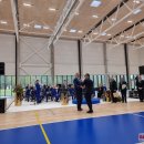 Perkirpti baltą arenos atidarymo juostelę į Rokiškį atskubėjo Ministrė Pirmininkė (foto)
