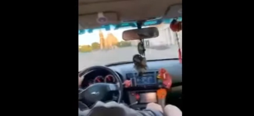 Rokiškyje keleivis filmavo, kaip 120 km per valandą greičiu skriejantis automobilis rėžėsi į pastatą (video)