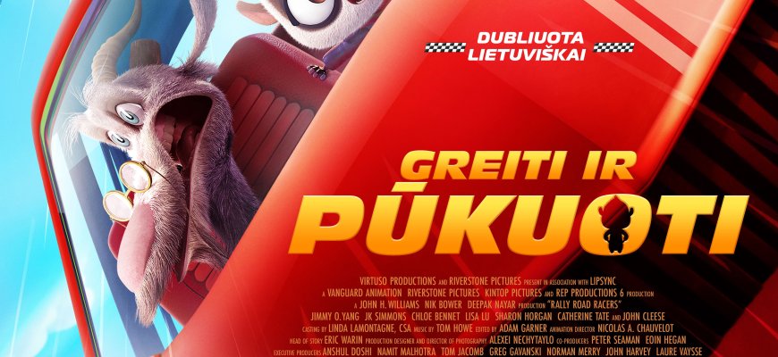 Rugsėjo 26 d. Rokiškio kultūros centre – animacija visai šeimai „Greiti ir pūkuoti“