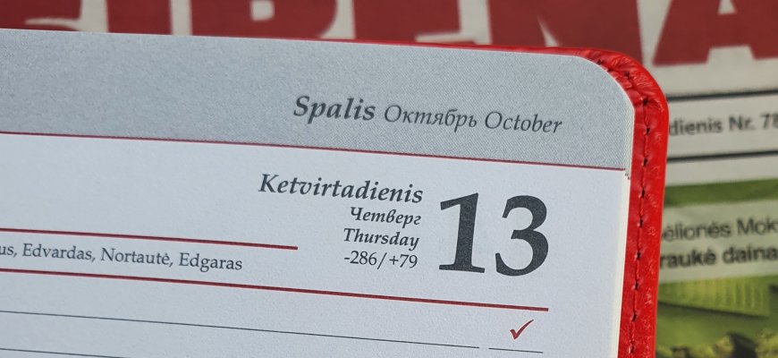 Spalio 13-oji Lietuvoje ir pasaulyje