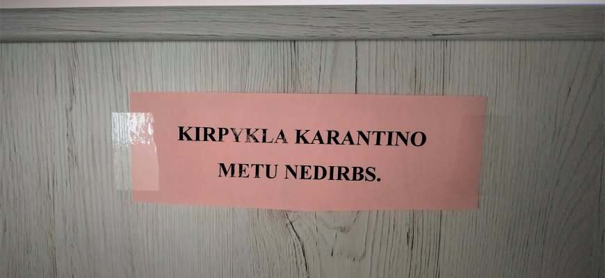 Vyriausybė leido nuo kitos savaitės atidaryti kirpyklas, kai kurias parduotuves