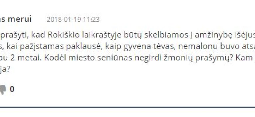 Pranešimai laikraščiuose apie mirusiuosius paliko mus kartu su