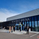 Perkirpti baltą arenos atidarymo juostelę į Rokiškį atskubėjo Ministrė Pirmininkė (foto)