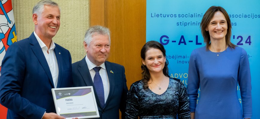 Rokiškis apdovanotas už lyderystę plėtojant socialinį verslą