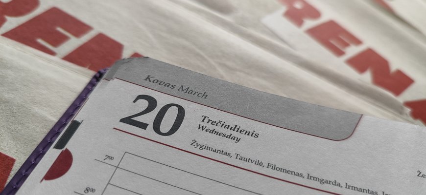Kovo 20-oji Lietuvoje ir pasaulyje