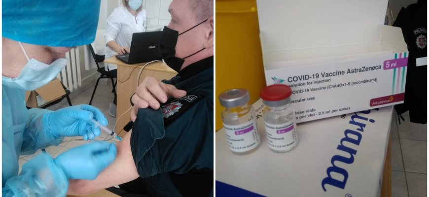 Nuo COVID-19 jau paskiepyta daugiau kaip pusė Rokiškio policijos pareigūnų
