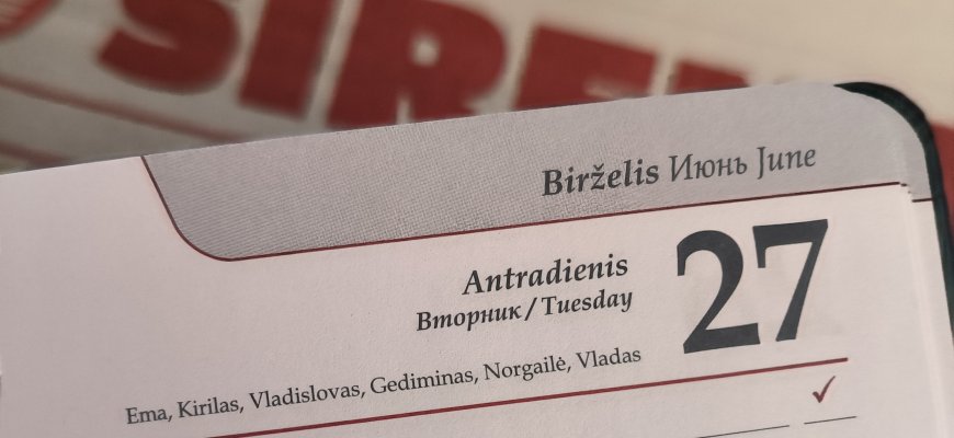 Birželio 27-oji Lietuvoje ir pasaulyje