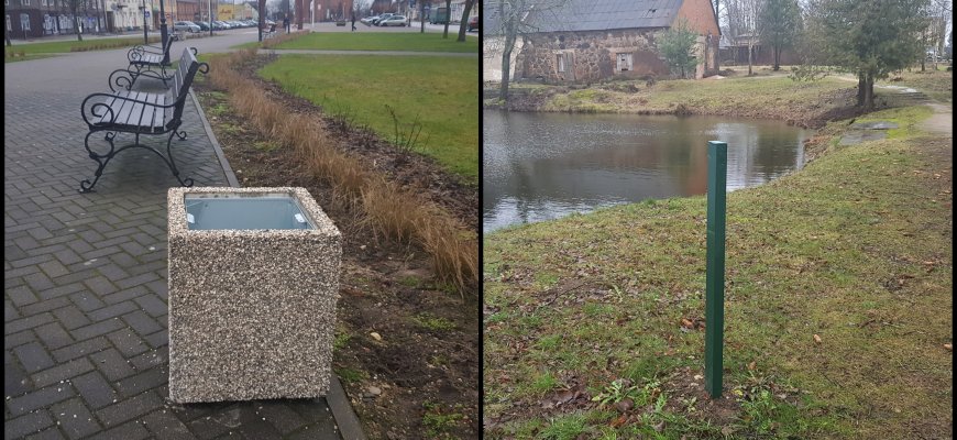 Mieste – naujos šiukšliadėžės, o prie dvaro dingo šunų „nuodėmėms“ skirta dėželė