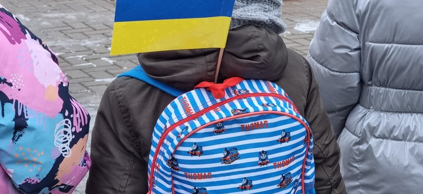 Rokiškis prisijungė prie Ukrainos palaikymo akcijos „Laisvės laužai“ (foto)