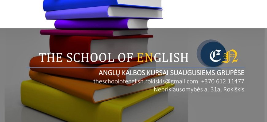 Organizuojami anglų kalbos kursai suaugusiems
