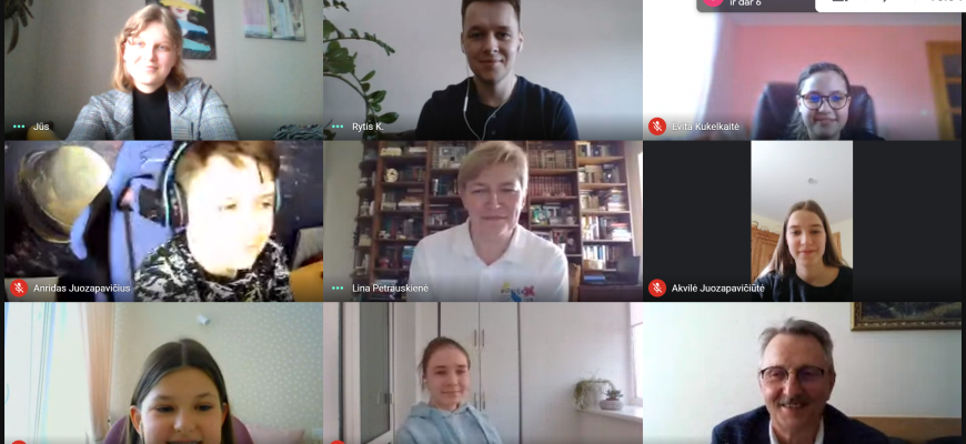 J. Tūbelio progimnazijos bendruomenė įgyvendino diskusijų Forumo idėją