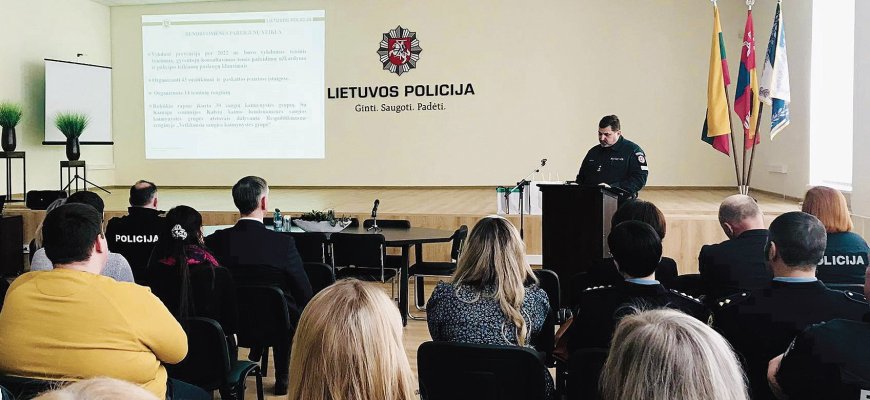 Rokiškio policijos komisariate suskaičiuoti 2022 metų rodikliai