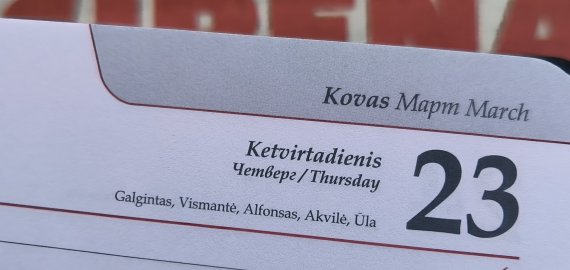 Kovo 23-oji Lietuvoje ir pasaulyje