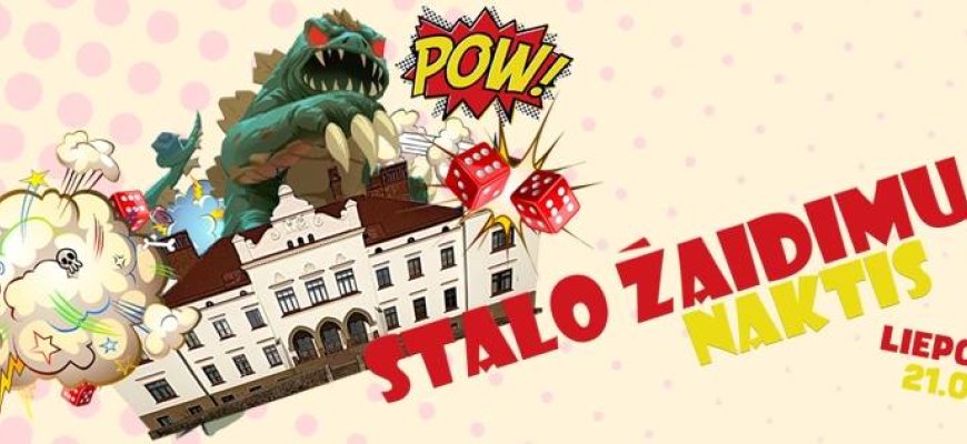 Prisijunk prie ketvirtosios stalo žaidimų nakties !