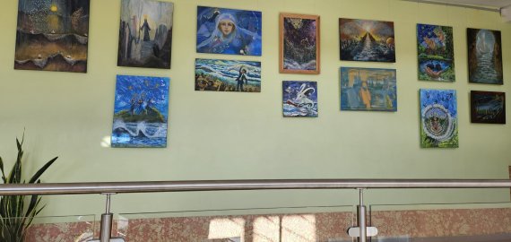 Rokiškio rajono savivaldybėje atidaryta krašto tautodailininkių paroda „Čiurlionio vizijų šviesoje“