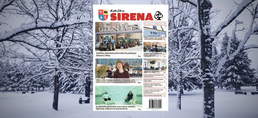 Penktadienio „Rokiškio Sirena“ numeris jau paruoštas!